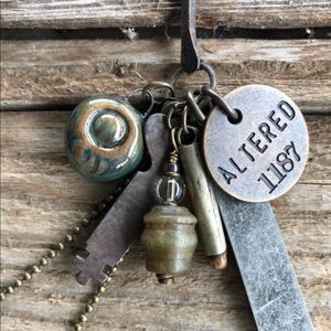 Boho Talisman OOAK necklace by Susan Ray, jewelry designer and author